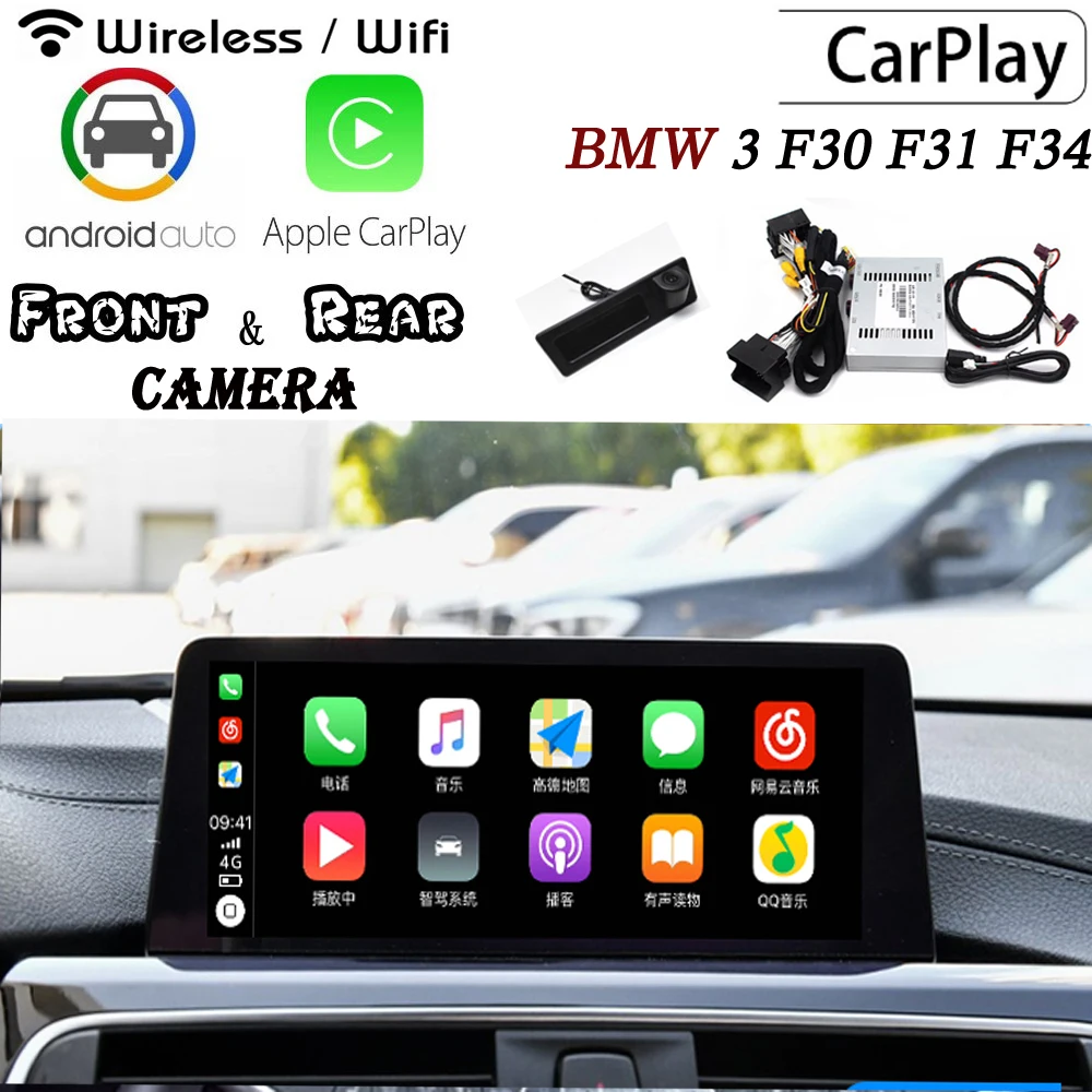 Беспроводная приставка Carplay для BMW 3 F30 F31 F34 2010 ~ 2020 оригинальный адаптер задней
