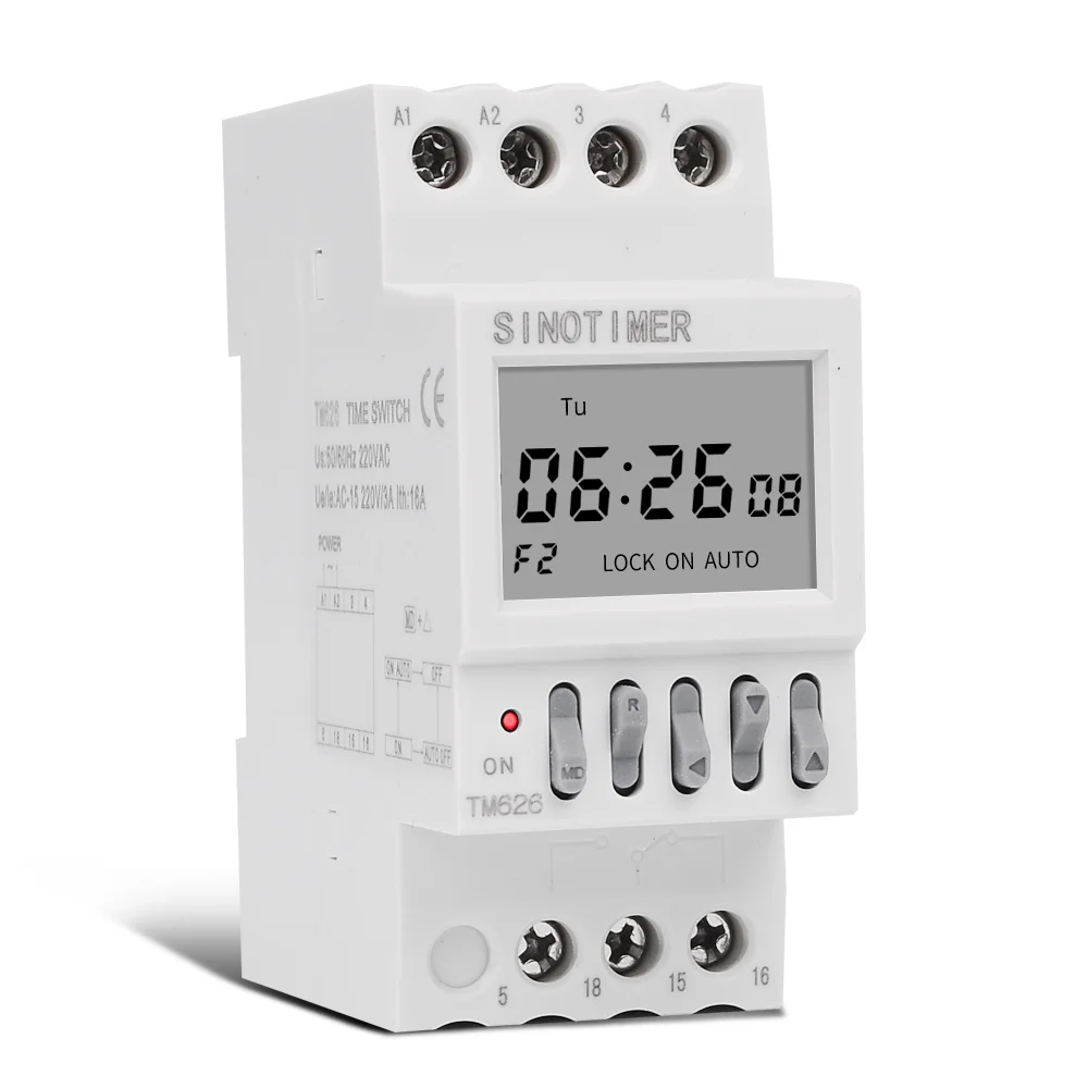 12V Two Groups Output Separate Control 7 Days Weekly Programmable 2 Channels Timer Switch Time Min. 1 Second Interval Clock 2