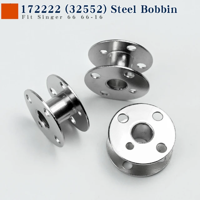 10Pcs Sewing Machine Metal Bobbins (55623A) Metal L Bobbins