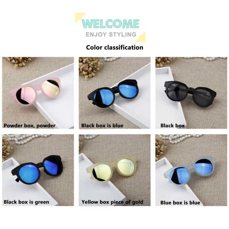 Pudcoco US Stock 6 Colors Kids Sunglasses Toddler Children UV400 Frame Goggles Outdoor Cute 2-8Year US