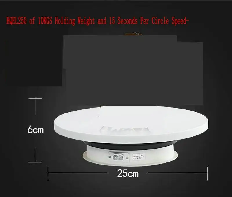 Two Way Electric Rotating Turntable Display Stand Lazy Susan Base for Photography Shooting (12)