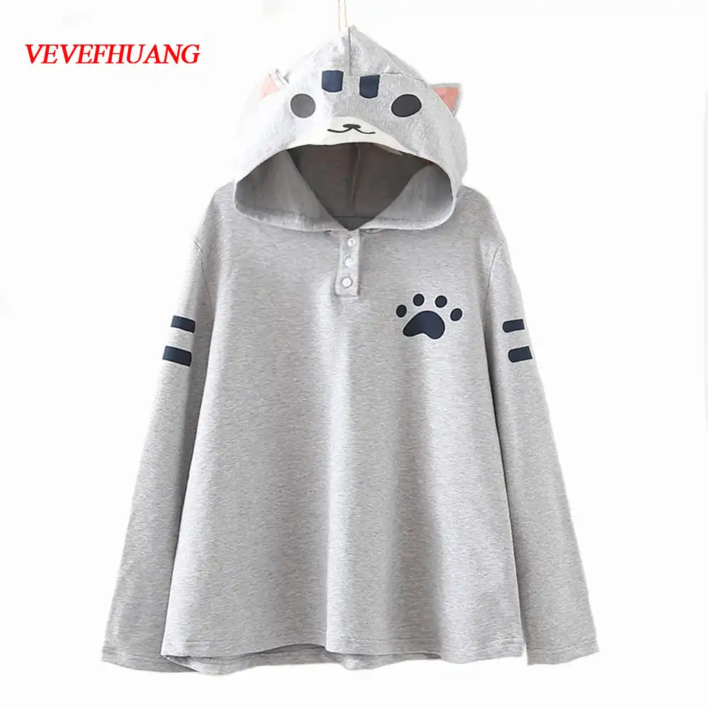 raccoon hoodie with ears