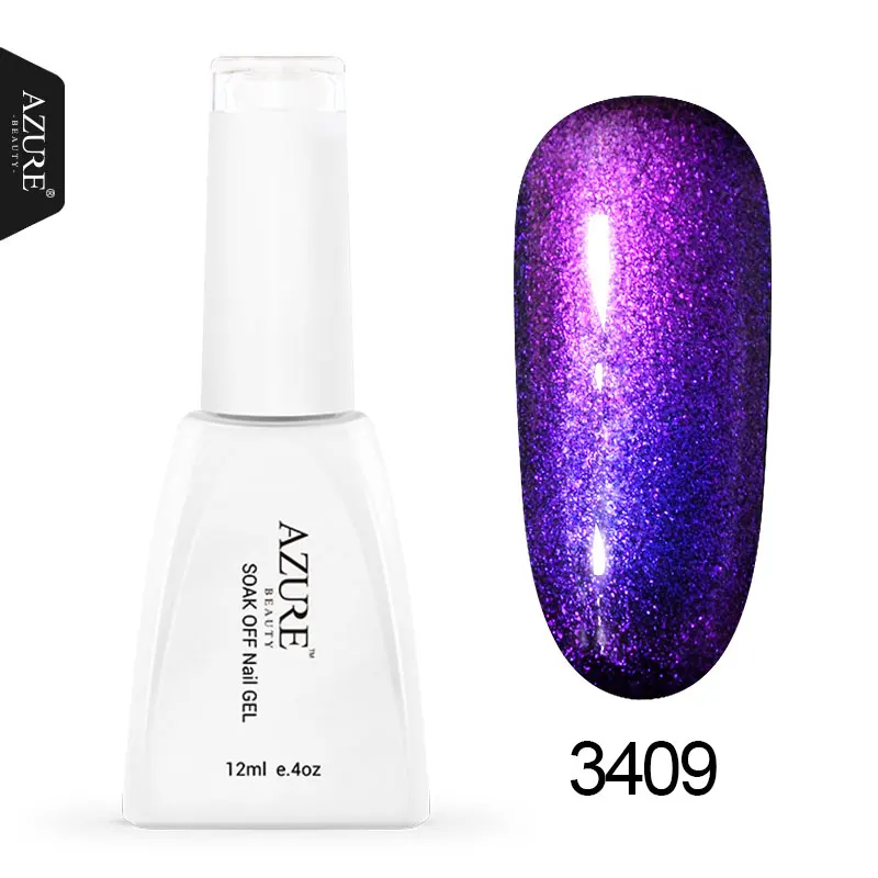 Лазурный красота Хамелеон Phantom светодиодный Гель-лак для ногтей Дизайн Изменение