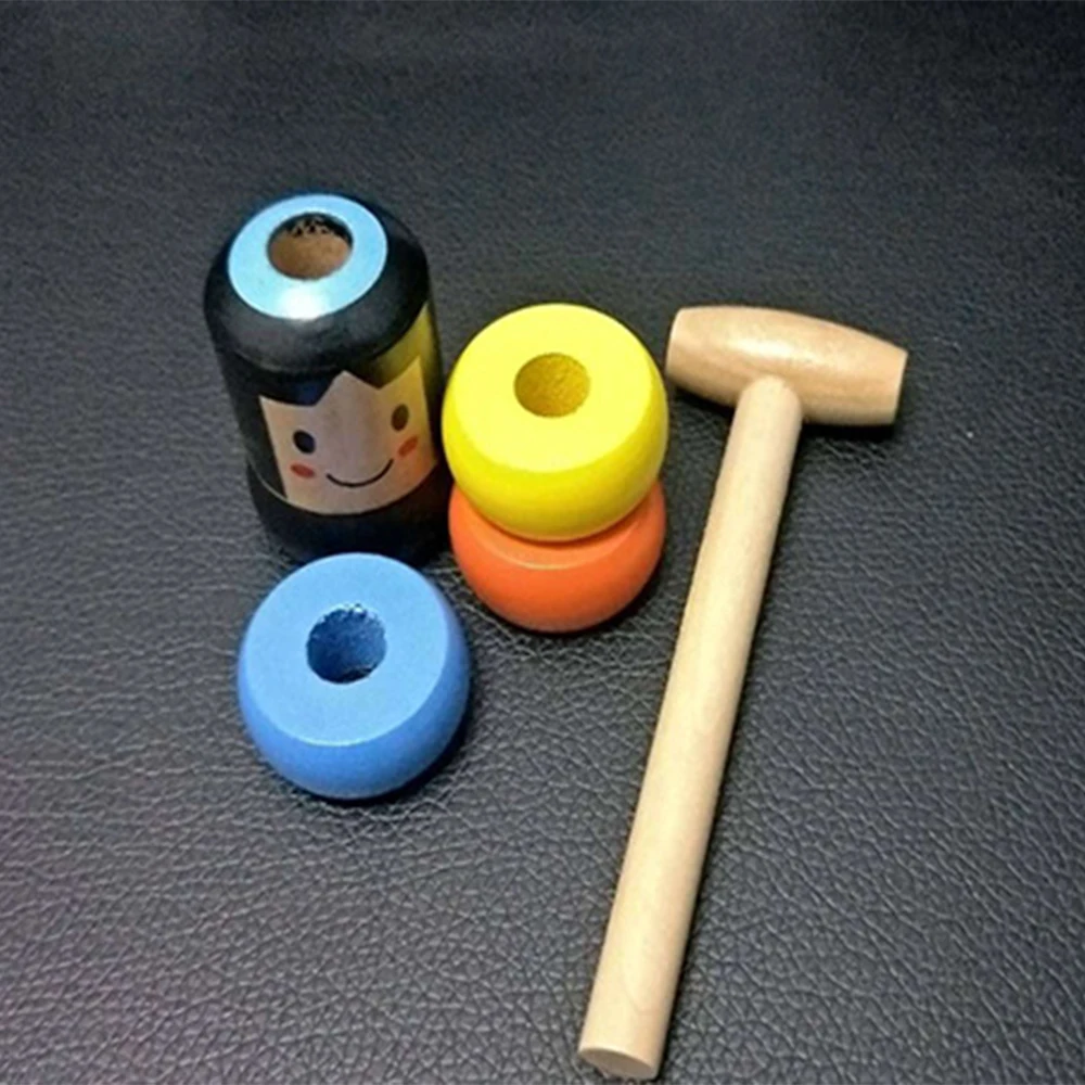 Необычный Небьющийся деревянный реквизит Daruma для человека сцены простая