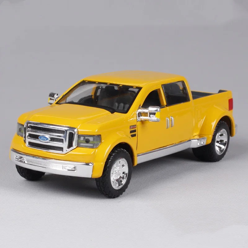 Изысканная коллекция 1:31 Ford F-350 звукосниматель сплава модель, моделирование литой металл модель, расширенный подарок украшения - Цвет: Ford Mighty F-350