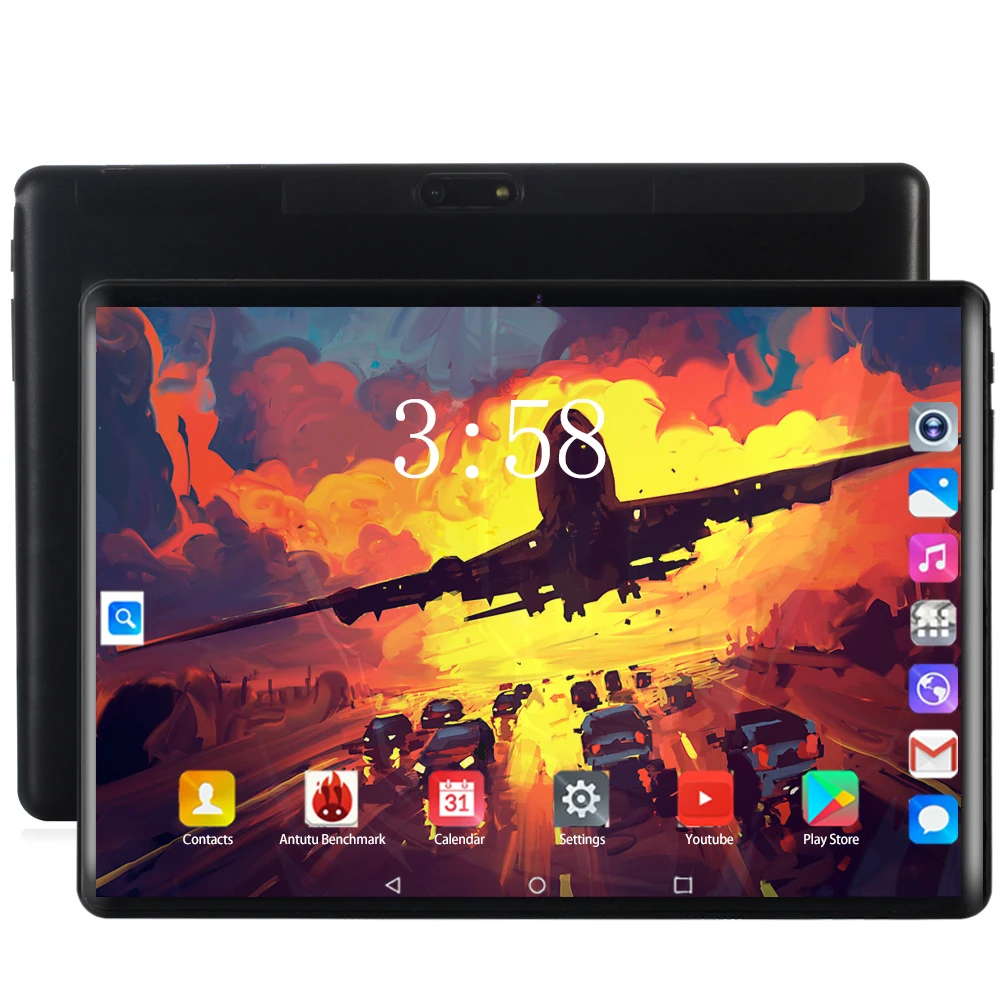 2021 tablet stand 10 inch Tablet Pc Octa 8 Core 128GB Tablets Android 8.0 WiFi Bluetooth GPS 3G 4G Phone Call Dual SIM 64GB tab |