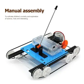 

Electric Tank Toys Materials DIY Assemble Science Projects Teaching Equipment Technology Model Kit Vehicle Experiment
