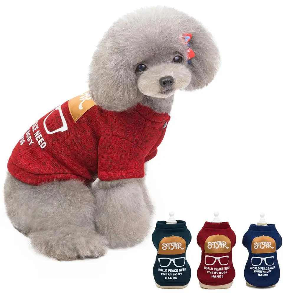 

Dog Clothes Pet Soft Winter Warm Pet Dog Eyes fleece For Small Dogs Chihuahua Pug French Bulldog Clothing Puppy Dog Coat Jacket