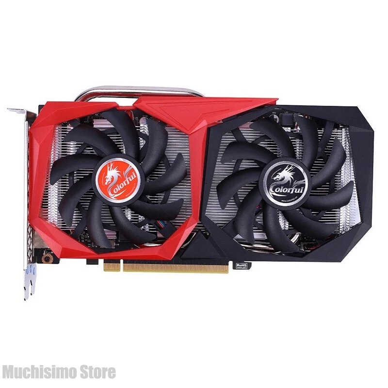 RTX 2060 GPU RTX 2060 6G GDDR6 Graphics 6G 14000MHz 192bit Desktop RTX 2060 Gaming Video Card 7680×4320 8Pin Dual Fans New latest gpu for pc