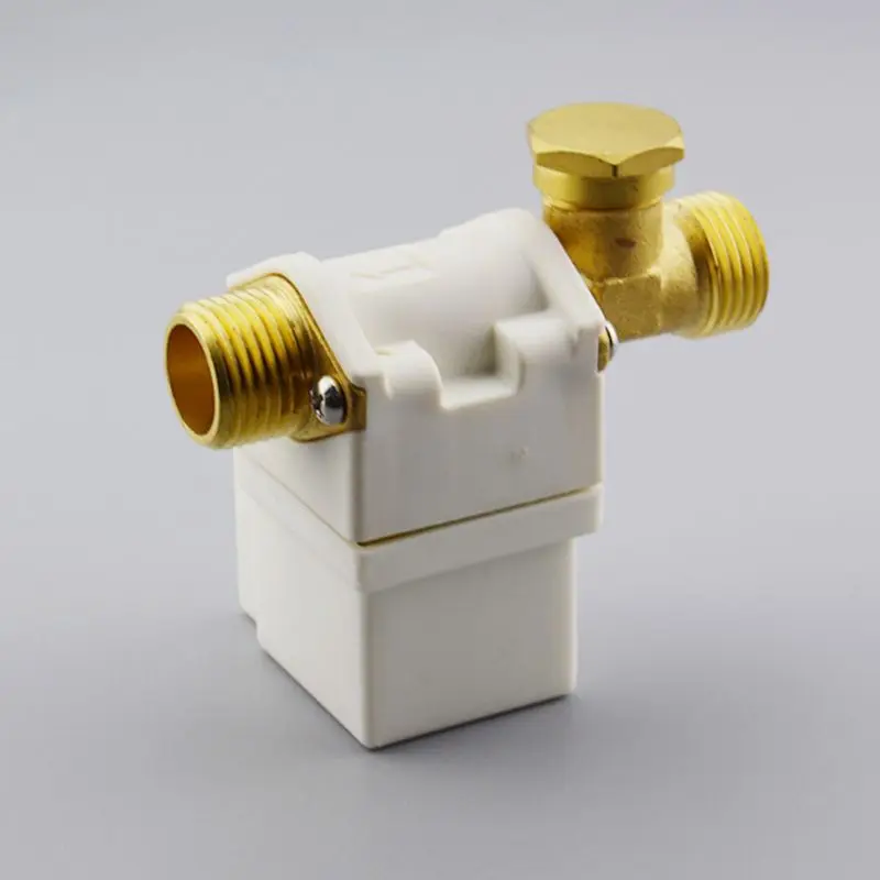 AC 220V латунь 1/" Электрический Соленоидный клапан Вода Воздух N/C нормально Закрытая вода