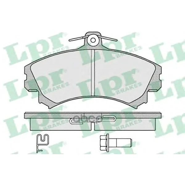 Колодки Тормозные Mitsubishi Carisma 9805/Colt 08/Volvo S40 Передние Lpr 05p1221 Lpr арт. 05P1221