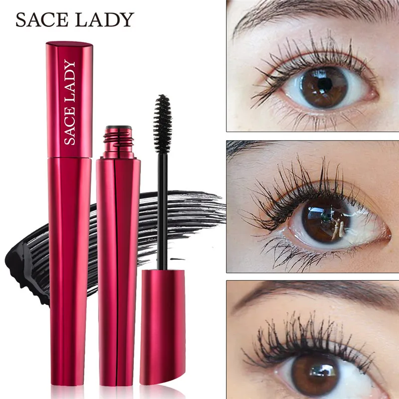 

SACE LADY Makeup 4D Lash Mascara Waterproof Rimel Mascara Eyelash Extension Black Thick Lengthen Eye Lashes Cosmetics