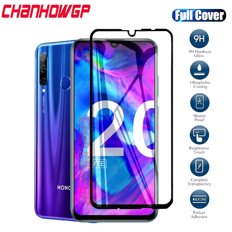 Полностью закаленное стекло для huawei Y9 Y7 Y6 Pro Y5 2019 P Smart Plus на Honor 8A 8S 10 10i mate 20 lite