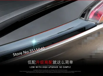 

For TOYOTA C-HR 2017 Brand New Carbon Fiber ABS Chrome 1 PC Car Rear Tailgate Trunk Lid Frame Cover Trim Car Styling Accessories