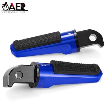 

Motorcycle Footrests Foot Pegs for Yamaha FZ1 FZ6 FZ6R XJ6 YZF R3 R15 R25 CNC Aluminum with Rubber Pad Pedals