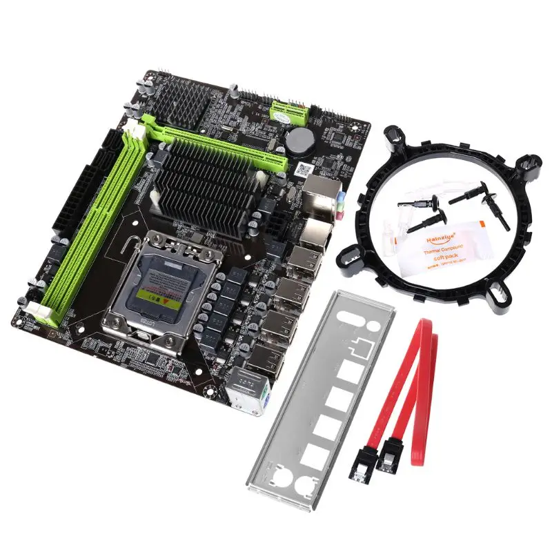 X58 LGA 1366 материнская плата поддерживает серверную память REG ECC и материнскую плату с процессором Xeon