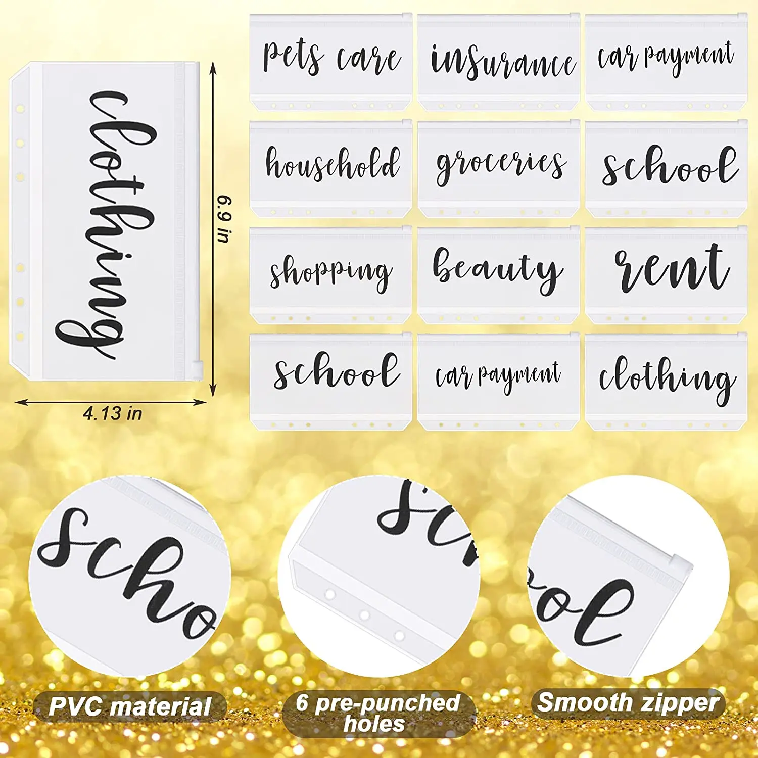 Рисунок 2 - карманы на молнии для планировщика