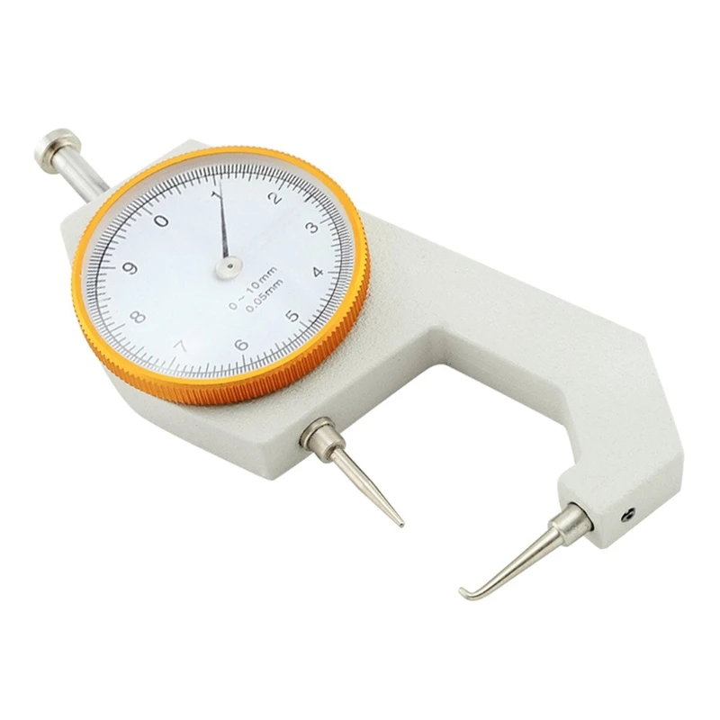 Thickness Gauge Tester Measuring 0-10mm Flat Sheet Leather Craft Tool High Precision Manual Measuring Too 0.05mm thickness gauge