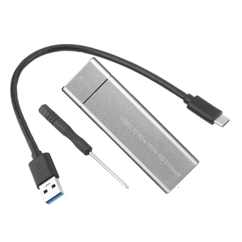 10Gbps USB 3.1 zu M.2 NVME NGFF PCIe SSD Gehäuse NVME M2 M-Schlüssel zu Typ C Solid State stick Ada