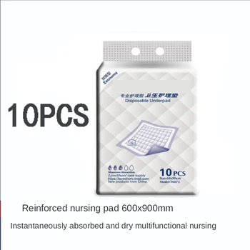 

10PCS/Bag Super Absorbent Underpad Adult Incontinent Nursing Urine Pad Adult Leak-Proof Disposable Diaper Pad For The Elderly