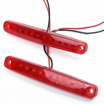 

20pcs Set 9LED Lights Side Marker License Plate Parking Light Waterproof DC 24V