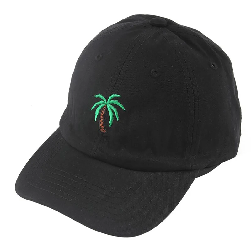 

2020 new Embroidery Palm Trees Curved Dad Hats Take A Trip Baseball Cap Coconut Trees Hat Strapback Hip Hop Cap Adjustable