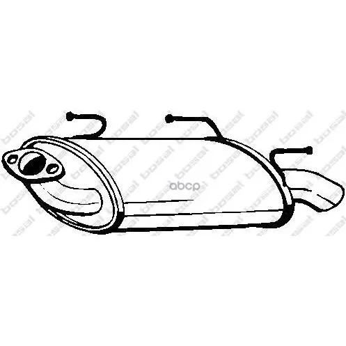 Глушитель Задняя Часть Nissan Almera Ll Hatchback 1.6, 1.8 Bosal арт. 145503