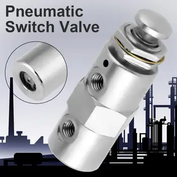 

TAC2-4P 2 Position 5 Way Air Pneumatic Knob Control ON/OFF Toggle Valve Valve