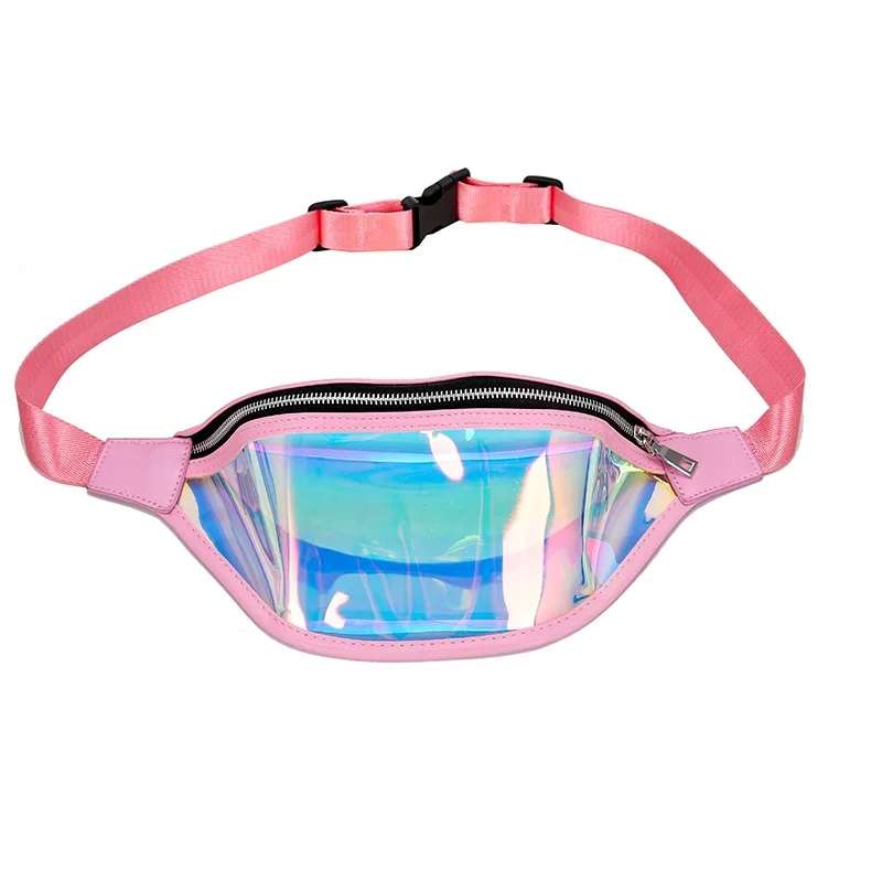 

Sports Running Bag Running Mobile Phone Waterproof Bag Pu Transparent Reflective Chest Bag Shoulder Bag Laser Running Bag