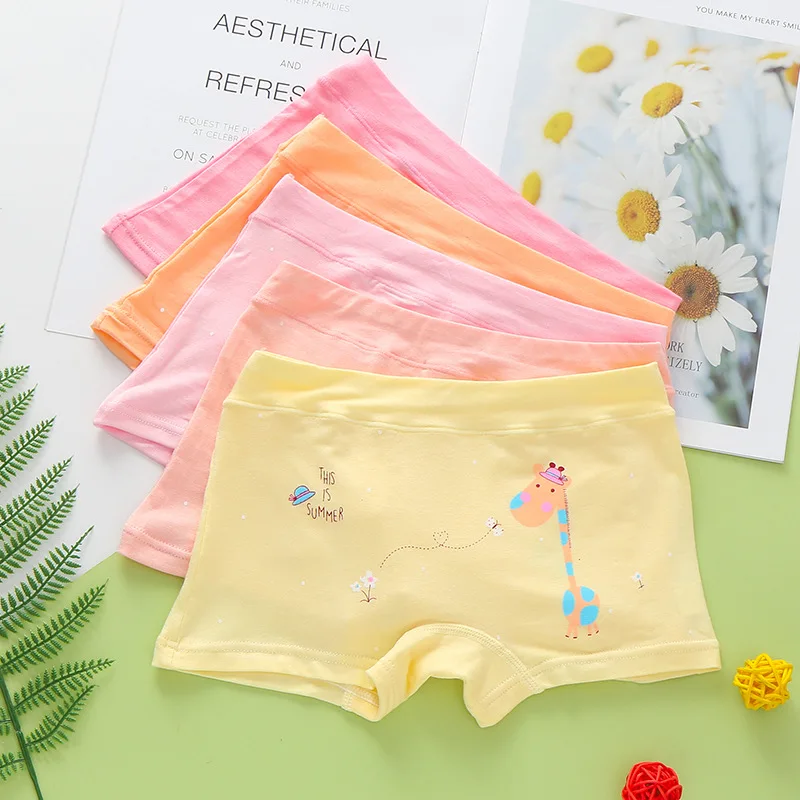 3 шт./лот детское нижнее белье из дышащего и удобного материала милые штаны на