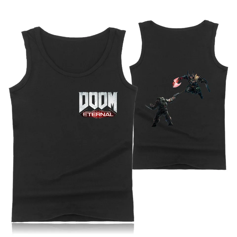 Европейский и американский тренд Doom вечный Повседневный Свободный жилет для мужчин и женщин больших размеров