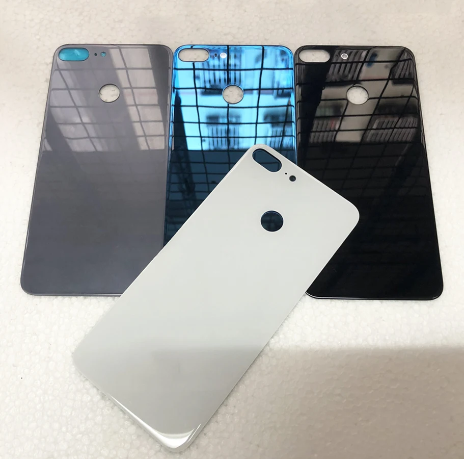 10 шт. заднее стекло для Huawei Honor 9 Lite Крышка батарейного отсека задняя дверь Корпус чехол Замена для Huawei Honor 9 Молодежная ремонтная часть