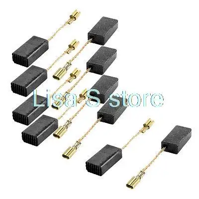10 Pcs ELECTRIC HAMMER DRILL MOTOR CARBON BRUSHES 15 mm x 8 mm x 5 mm 
