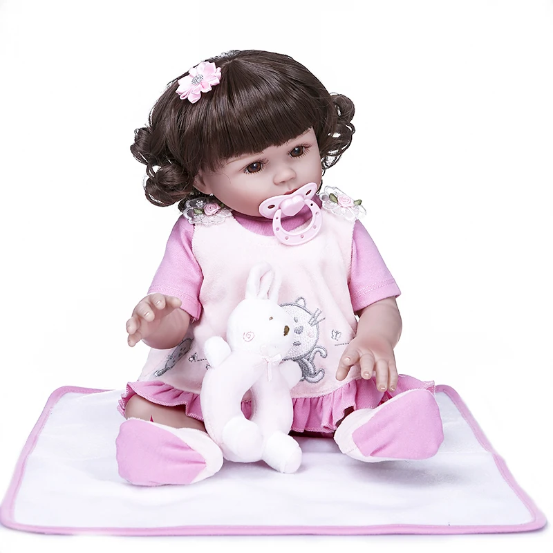 47 см, оригинальная NPK, на все тело, очень мягкая силиконовая кукла bebe, кукла для новорожденной девочки, кукла принцессы, подарок на Рождество
