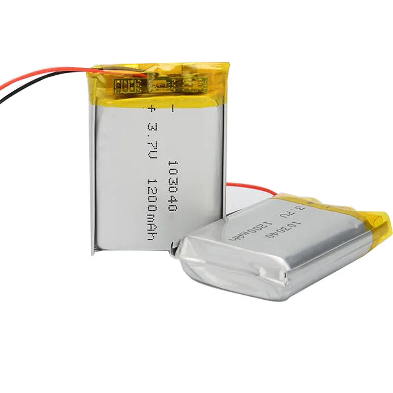 3,7 V 1200mAh 103040 литий-полимерная LiPo аккумуляторная батарея для MP3 MP4 gps psp VR DVR DVD мобильный видео игры планшет внешний аккумулятор