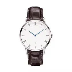 Relojes de cuarzo a la moda para mujer, reloj de pulsera de lujo para amantes, resistente al agua, con fecha, relojes para parejas