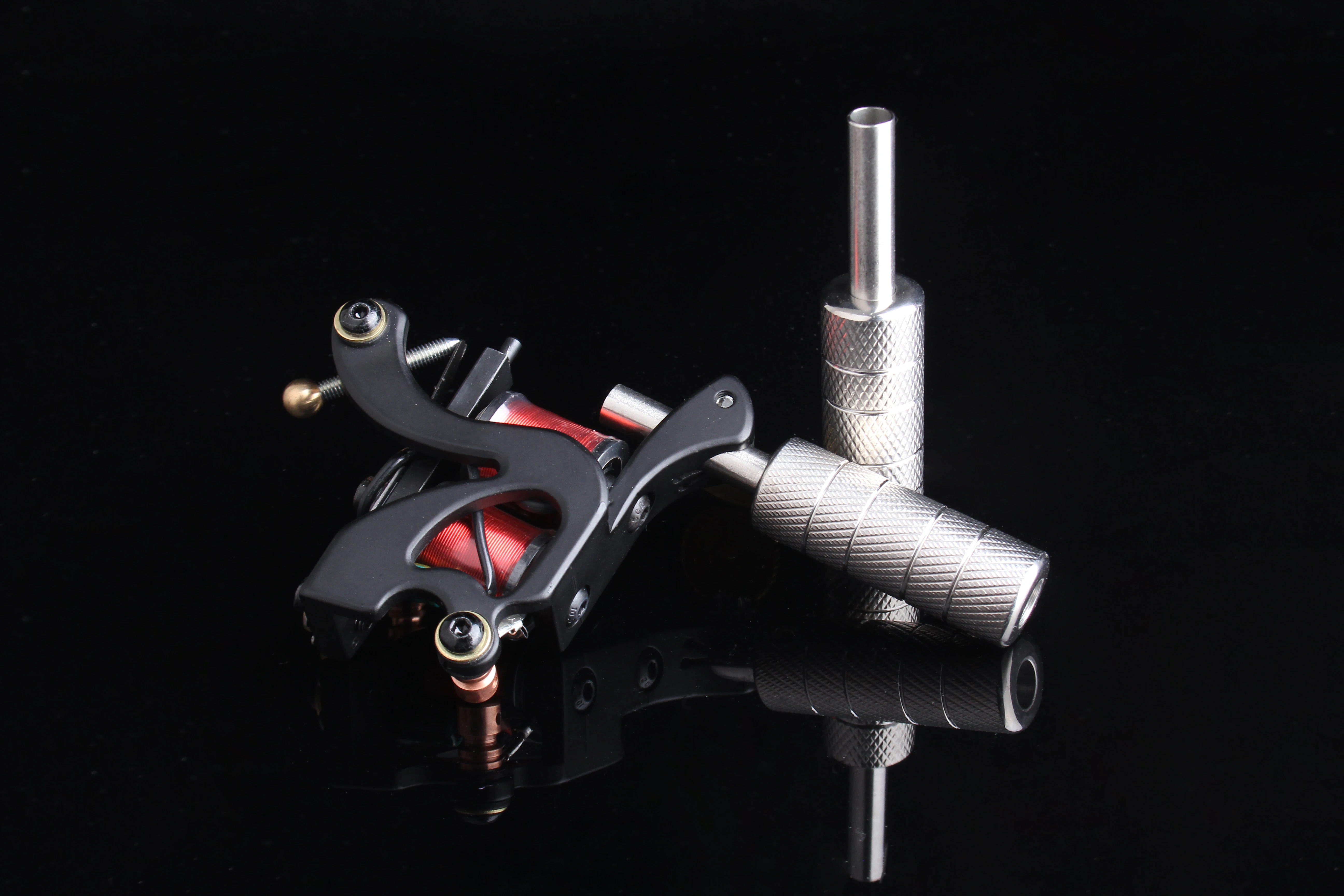 Top high Quality professional 18/20/22/25mm stainless steel Grip Tube back Tattoo Grip Tattoo Tube With Back Stem#127