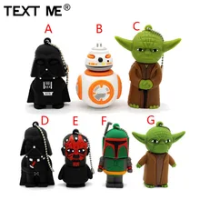 TEXT ME USB флешка Звездные войны usb 2,0 USB флеш-накопитель 4 ГБ 8 ГБ 16 ГБ 32 ГБ карта памяти