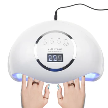 

120/72W UV Lamp LED Nail Lamp High Power For Nails All Gel Polish Nail Dryer Auto Sensor Sun Led Light Nail Art Manicure Tools