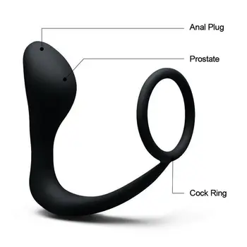 Anal Plug Male Prostate Massager Cock Ring Anal Plugs Dildo G-spot Butt Plug Adult Sex Toys Anal Toys for Woman Man Gay Sex Shop 2
