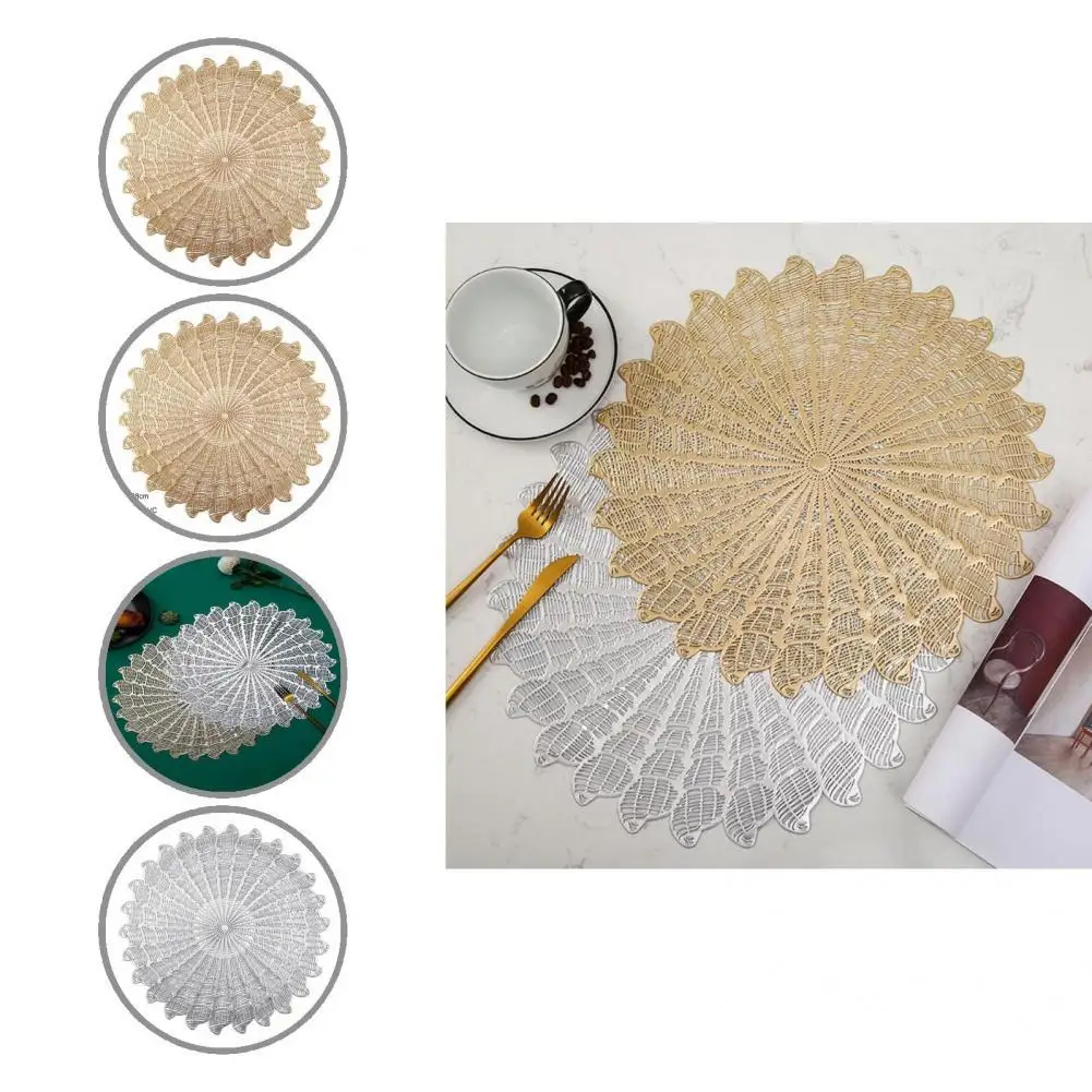 Fancy Cup Coaster Heat resistant Nordic Style Bowl Mat Delicate PVC Cup