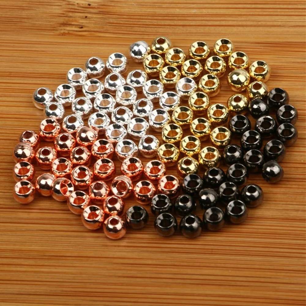 

Pcs New Nice-Designed Fishing 2mm/25mm/28mm/33mm/35mm Tungsten Beads Fly Tying Material Slotted Bead Tungsten Alloy