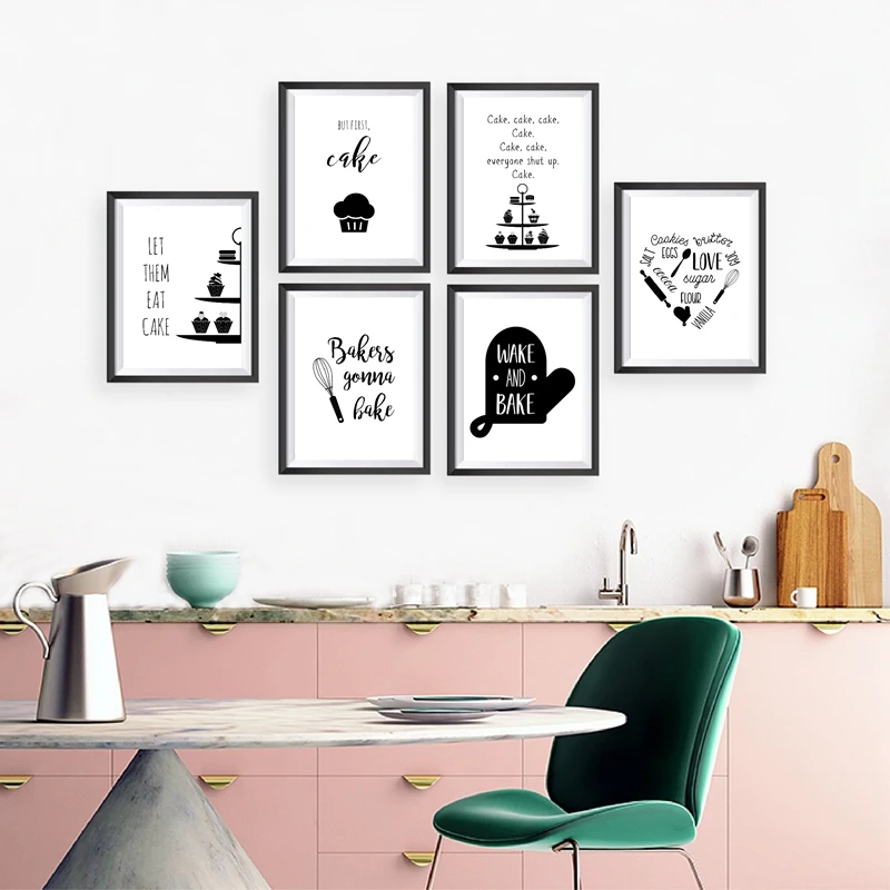 Kitchen-Typography-Cake-Quote-Wall-Art-Canvas-Posters-Print-Minimalist-Baking-kitchenware-Art-Painting-Pictures-Kitchen (5)