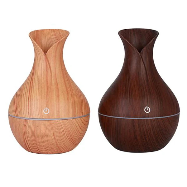 130ml Wood Grain USB Air Mist Humidifier Essential Oil Diffuser for Bedroom Office Car Yoga Spa Salon Aroma Diffuser Mist Maker