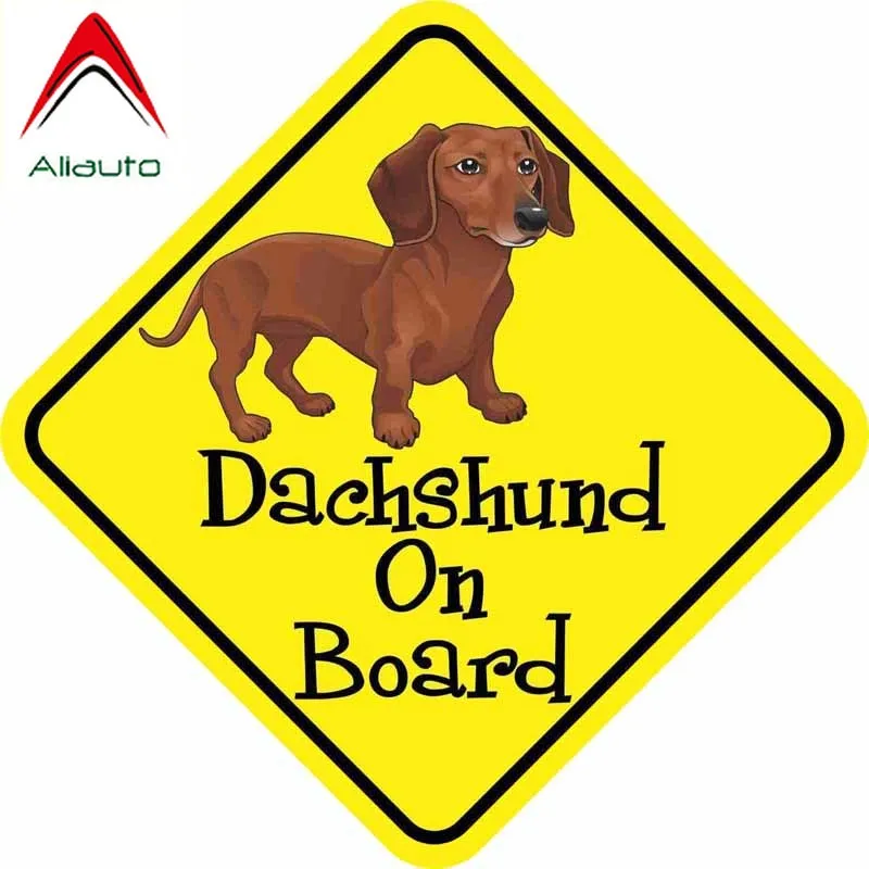 Dachshund on board car sticker Clearance