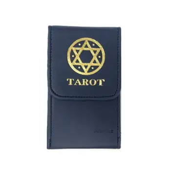 

Tarot Storage Box Double Leather Collection Board Game Card Box Tarot Palmbox K1KD