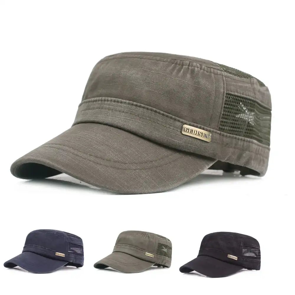 military hat with ear flaps