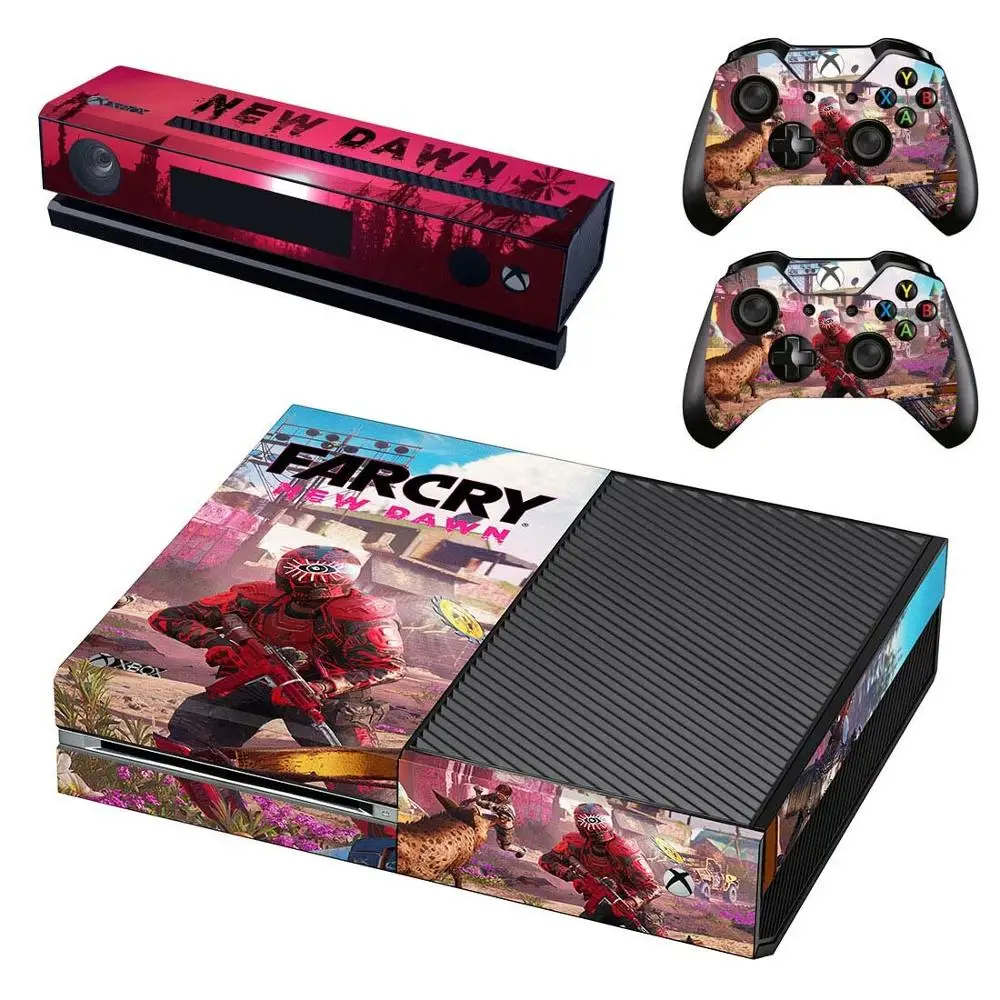 GSTM2528 FARCRY Far Cry рассвет наклейка для кожи Полное покрытие для Xbox One консоль и Kinect и 2 контроллера для Xbox One Наклейка для кожи - Цвет: GSTM2528