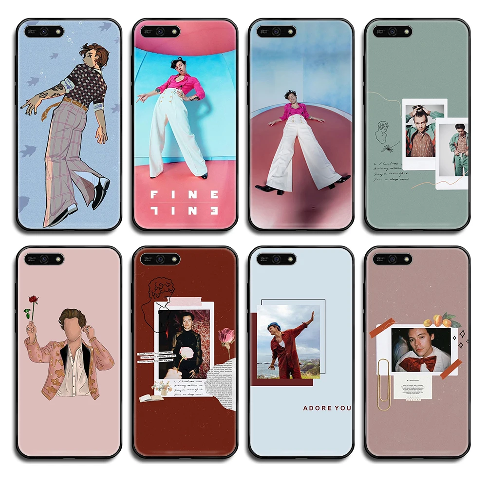 Чехол для телефона Harry Styles Love On Tour 2020 trend prime черный корпус Huawei Honor Mate 5 6 7 8 9 10 20 30 A C X