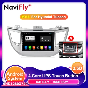 

NaviFly 4GB+64GB DSP Android 10.0 head unit 4G Car Radio Multimedia Video Player Navigation GPS for Hyundai Tucson 3 2015-2018